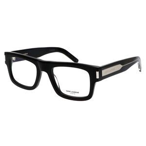 Saint Laurent CLASSIC SL 574O 001 Black Plastic Rectangle Eyeglasses 52mm